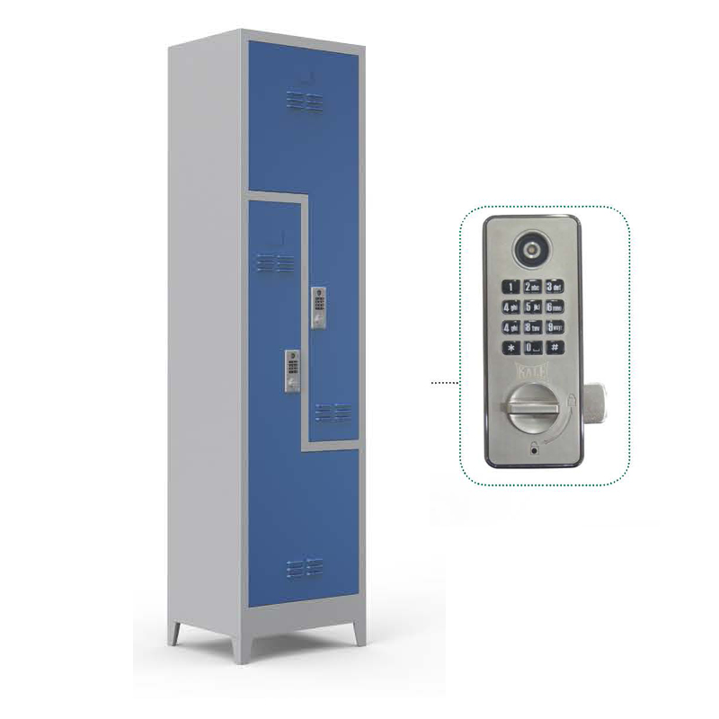ofistim-2li-z-kapili-soyunma-dolabi-elektronik-kilitli 2’li Z Kapılı Soyunma Dolabı Elektronik Kilitli - Ofistim çelik mobilya